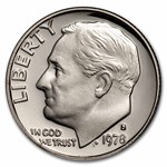 1978-S Roosevelt Dime 50-Coin Roll Proof